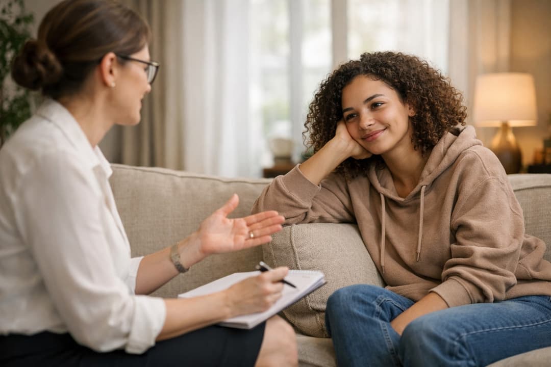In-home occupational therapy session